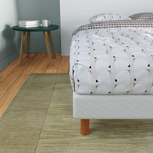 Jeu 4 pieds merisier 14,5 cm DREAMEA CYLINDRE merisier vue d'ambiance 1