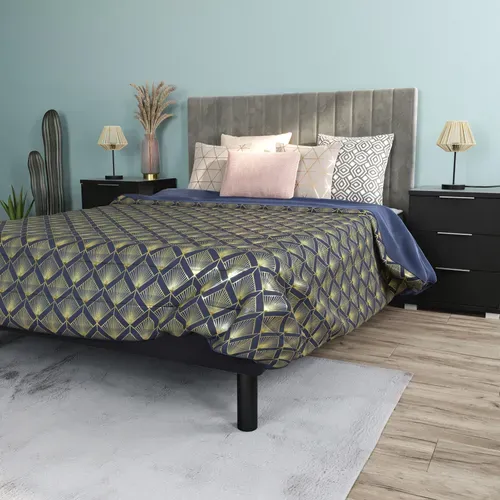 Jeu de 4 pieds noir h. 19 cm DREAMEA CYLINDRE vue d'ambiance 1