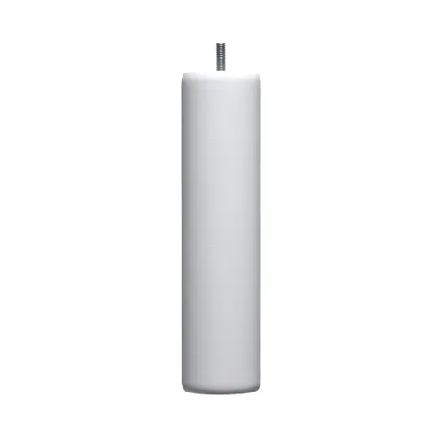 Jeu de 4 pieds blanc h.24,5 cm DREAMEA CYLINDRE vue 3/4