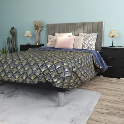 Jeu de 4 pieds h. 20 cm DREAMEA CYLINDRE gris clair vue d'ambiance 1