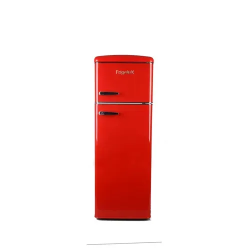 Réfrigérateur Congélateur Combiné L55 Cm 246L - Froid Statique - Rouge - Rfdp246rra++