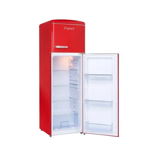 Réfrigérateur Congélateur Combiné L55 Cm 246L - Froid Statique - Rouge - Rfdp246rra++