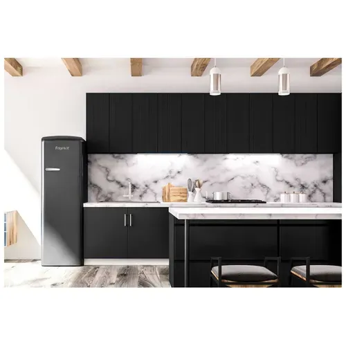 Réfrigérateur 1 Porte L55 Cm 218L - Froid Statique - Noir - Rf218rn