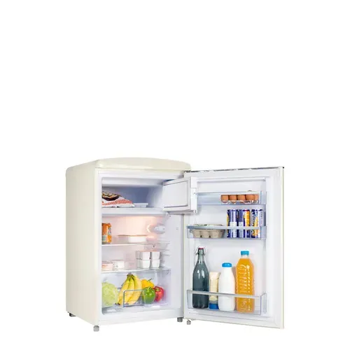 Réfrigérateur Table Top Rétro R4tt108rce Crème – 108 L Avec Freezer 4* – Compact Et élégant Vintage