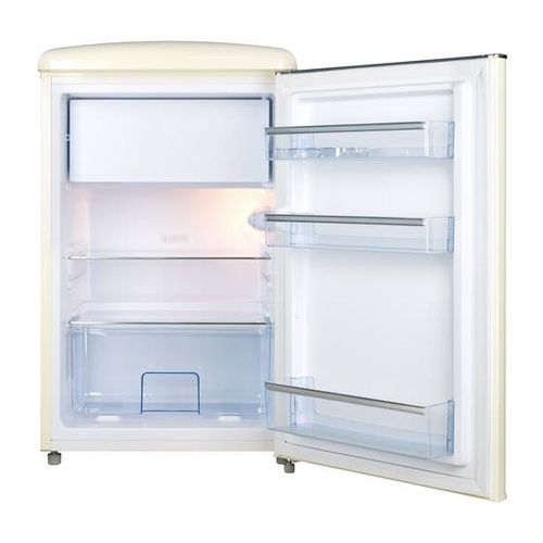 Réfrigérateur Table Top Rétro R4tt108rce Crème – 108 L Avec Freezer 4* – Compact Et élégant Vintage