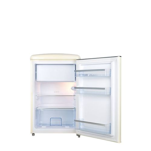Réfrigérateur Table Top Rétro R4tt108rce Crème – 108 L Avec Freezer 4* – Compact Et élégant Vintage