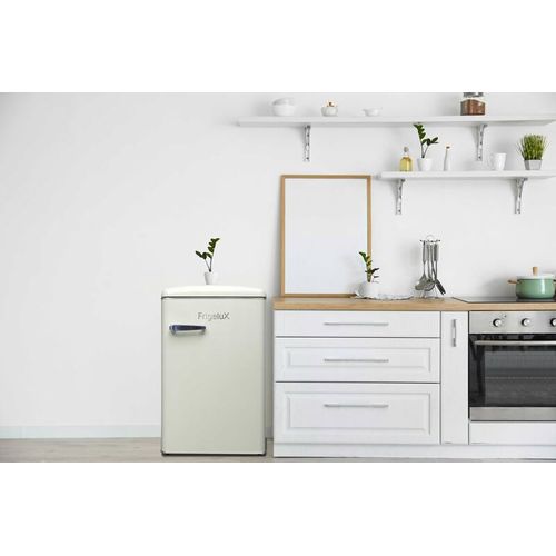 Réfrigérateur Table Top Rétro R4tt108rce Crème – 108 L Avec Freezer 4* – Compact Et élégant Vintage