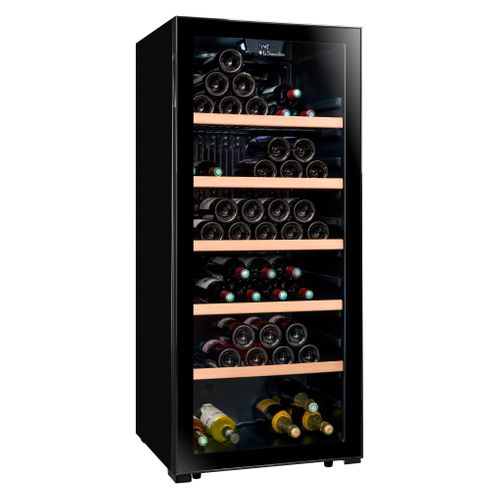 Cave de service LA SOMMELIERE LS117BLACK 121 bouteilles vue 3/4