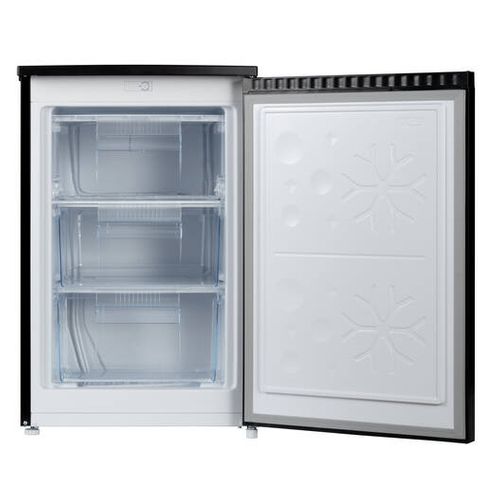 Congélateur Table Top Ctt92ne - 85 L - 2 Tiroirs + 1 Abattant – Bac à Glaçons – Noir - Silencieux