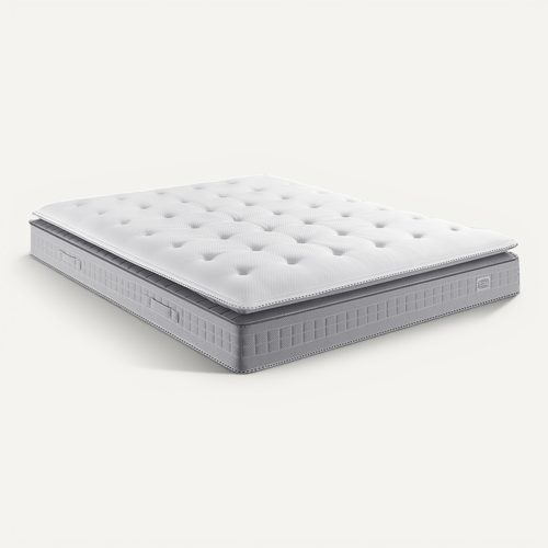 Matelas Ressorts 180x200 Cm - Surmatelas Intégré - Ressorts Ensachés - 29 Cm - Ferme