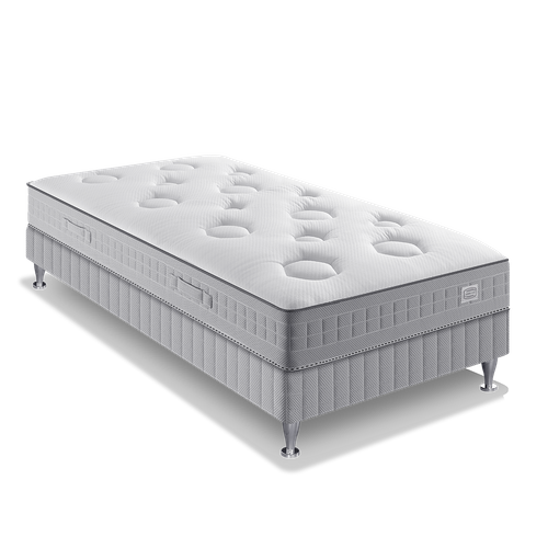 Ens Flexion 90x190 Matelas H26 Ressort Ensachés, Mi-ferme, Sommier
