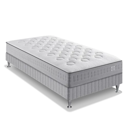 Ens Initial 90x200 Matelas H23 Ressort Ensachés, Ferme, Sommier