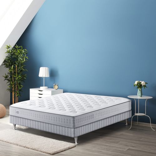 Ens Initial 140x200 Matelas H23 Ressort Ensachés, Ferme, Sommier