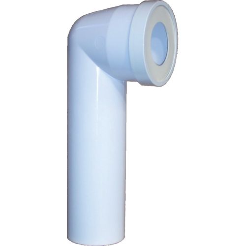 Pipe WC Longue à Prise D'Air Ø 100 X 350 Mm - PVC Blanc, Démontable, Recoupable - 3