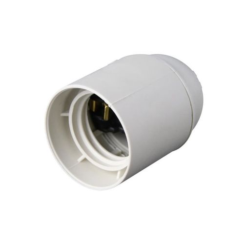Douille Lisse Sans Bague E27 - Blanc - Zenitech