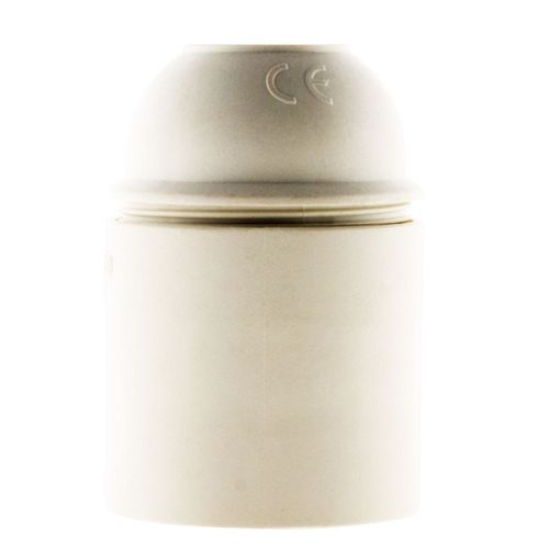 Douille Lisse Sans Bague E27 - Blanc - Zenitech