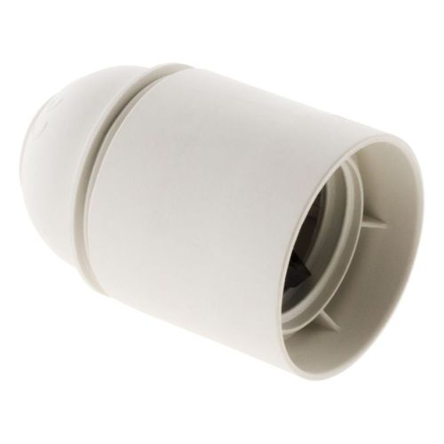 Douille Lisse Sans Bague E27 - Blanc - Zenitech