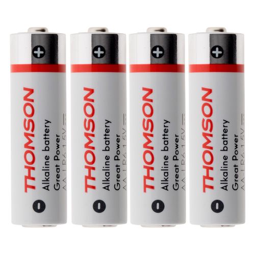 Pack De 4 Piles Alcalines Lr06 Aa 1,5v - Thomson