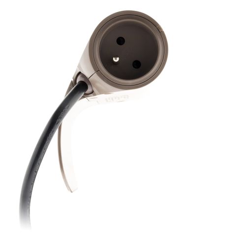 Multiprise Canapé 1 Prise 2p+t 16a + 2 USB - Marron - Thomson