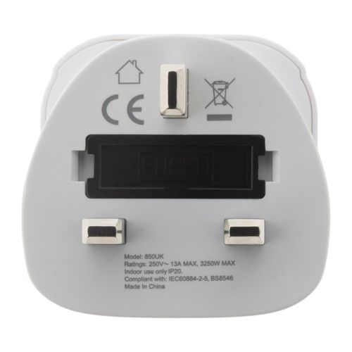 Adaptateur Voyage France/ue Vers Angleterre/uk - Zenitech