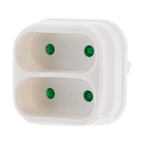 Biplite 2 Prises - DUOPLUG - Modèle Biplite - 2x16A - Interrupteur Intégré - 230