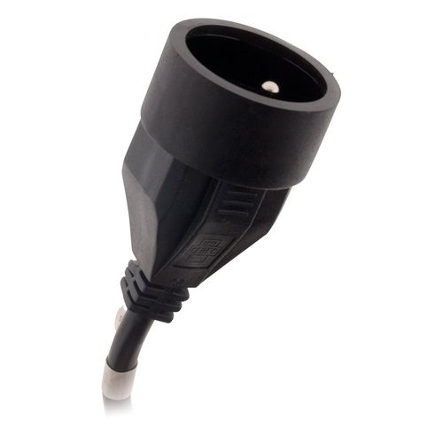 Prolongateur 16a 2p+t Ho5vv-f 3g1,5mm² - Noir 5m - Zenitech
