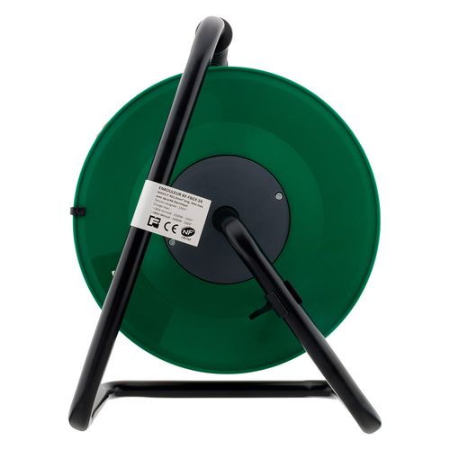 Enrouleur Jardin Vide Précâblé 3g1,5mm² 70cm + Coupe Circuit Noir - Zenitech