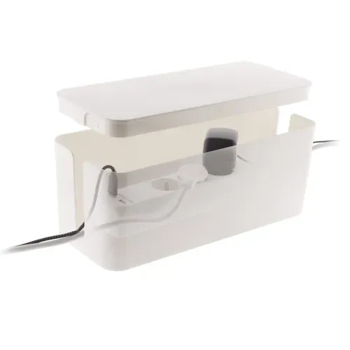 Boite Cache Multiprise Blanche - Zenitech