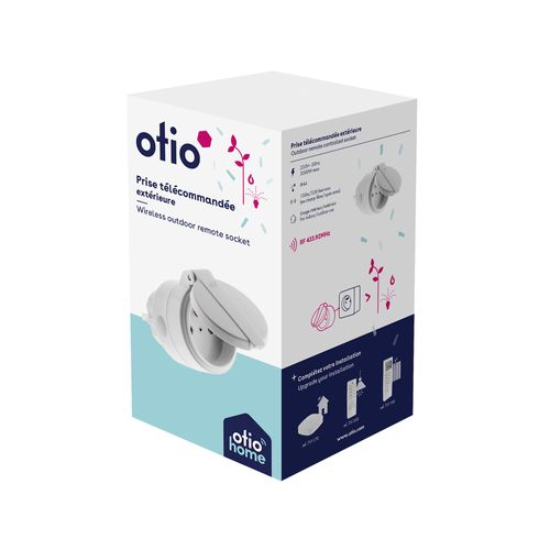 Prise Extérieure Sans Fil Ip44 Radiofréquence - Otio