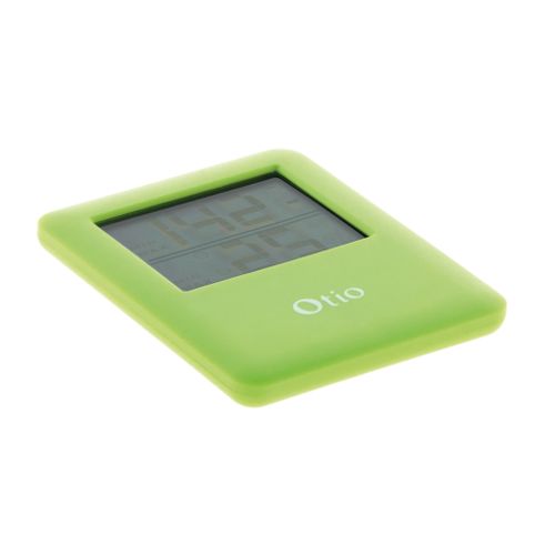 Thermomètre Hygromètre Magnétique LCD - Vert - Otio