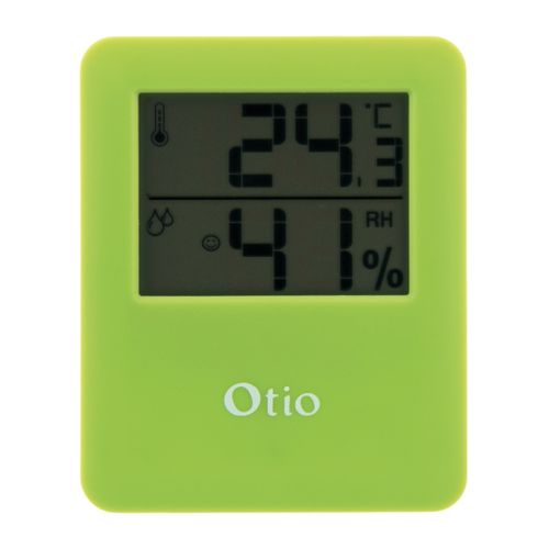 Thermomètre Hygromètre Magnétique LCD - Vert - Otio