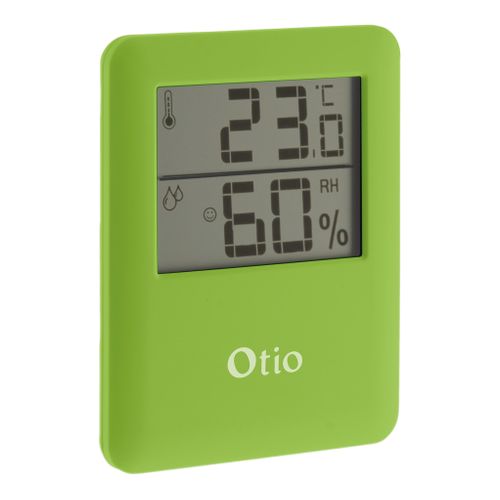 Thermomètre Hygromètre Magnétique LCD - Vert - Otio