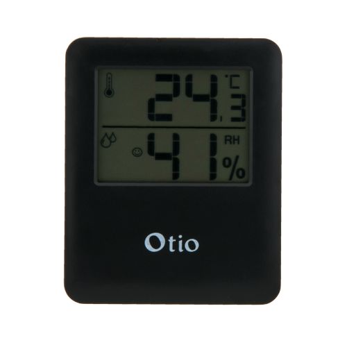 Thermomètre Hygromètre Digital Intérieur - Noir - Otio