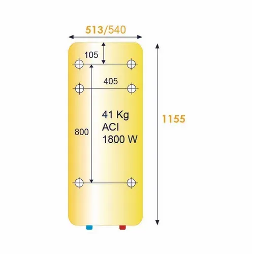 Chauffe-eau Électrique Vertical Mural Duralis 200l Aci Hybride - Thermor - 251079