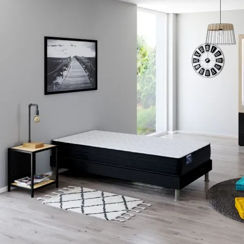 Matelas ressorts 90x190 cm DREAMEA ALPHA 2 ép.21 cm vue d'ambiance 1