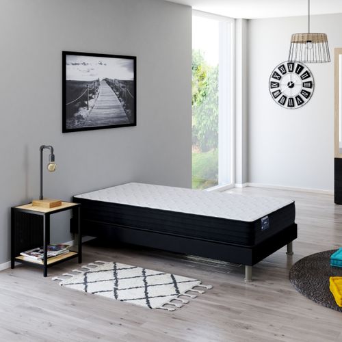 Matelas ressorts 90x190 cm DREAMEA ALPHA 2 ép.21 cm