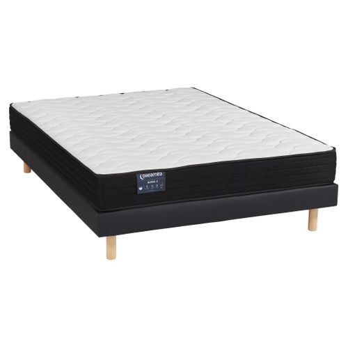 Matelas ressorts 140x190 cm DREAMEA ALPHA 2 ép.21 cm