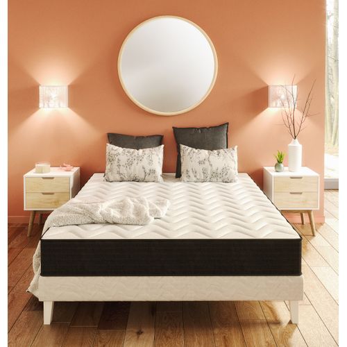 Sommier blanc 160x200 cm DREAMEA SOMMIER FERME 2