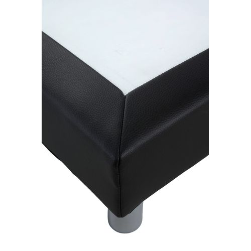 Sommier PU noir 140x190 cm DREAMEA SOMMIER FERME 3