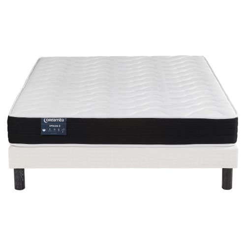 Matelas + sommier 140x190 cm DREAMEA EPSILON 2