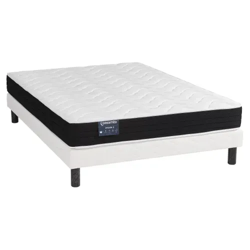 Matelas + sommier 140x190 cm DREAMEA EPSILON 2