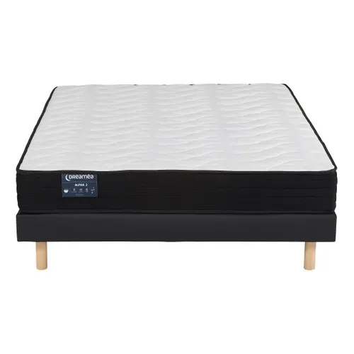 Matelas ressorts 140x200 cm DREAMEA ALPHA 2 ép.21 cm