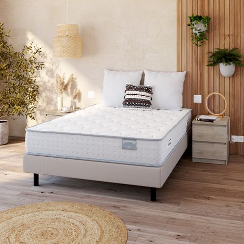 Matelas ressorts 140x190 cm DREAMEA EDITION LYS ép.25 cm vue d'ambiance 1