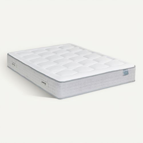 Matelas ressorts 140x190 cm DREAMEA EDITION HEVEA ép.27 cm vue 3/4