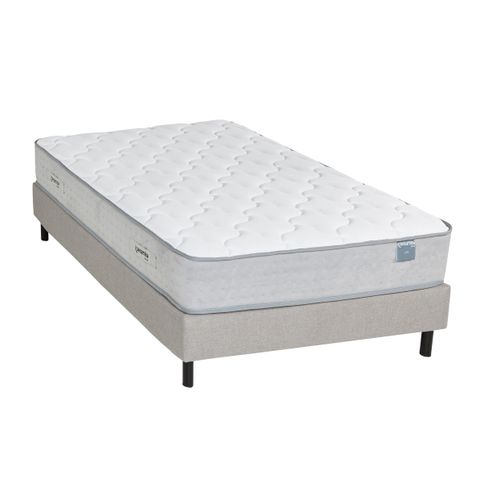 Matelas ressorts 90x190 cm DREAMEA EDITION LYS ép.25 cm