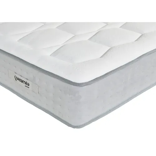 Matelas ressorts 90x190 cm DREAMEA EDITION HEVEA ép.27 cm vue accessoires