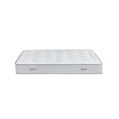 Matelas ressorts 90x190 cm DREAMEA EDITION HEVEA ép.27 cm vue de profil