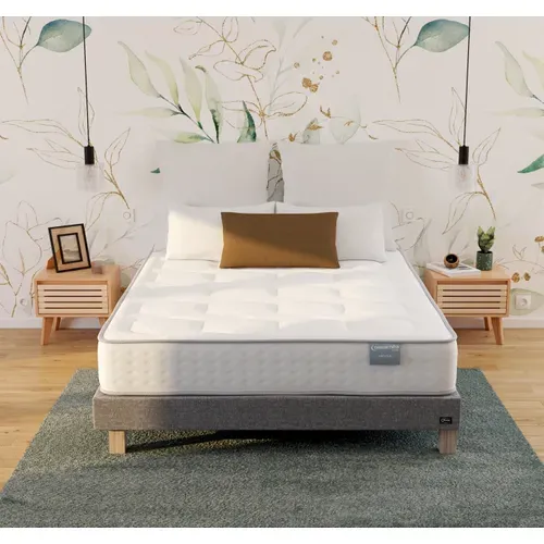 Matelas ressorts 160x200 cm DREAMEA EDITION HEVEA ép.27 cm vue d'ambiance 1