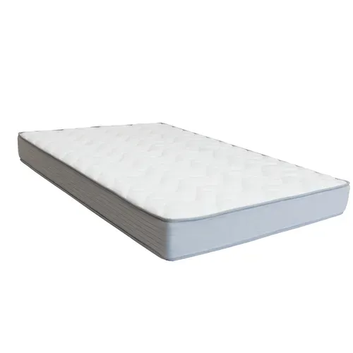 Matelas ressorts 80x200 cm DREAMEA ALPHA 3 ép.20 cm vue 3/4