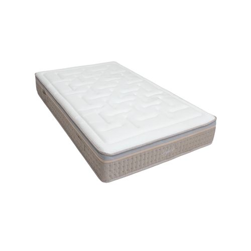 Matelas hybride 80x190 cm DREAMEA EDITION SOFTY ép.24 cm vue 3/4